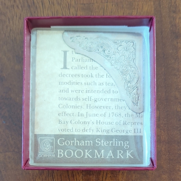 Gorham Other - Gorham Silver Floral Bookmark